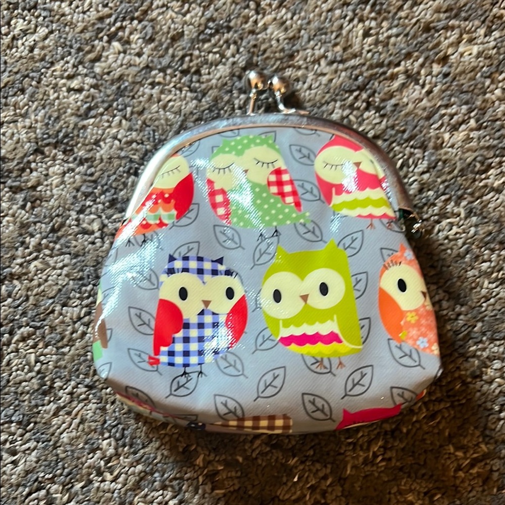 Colorful Owl Print Coin Purse ~ Paperchase